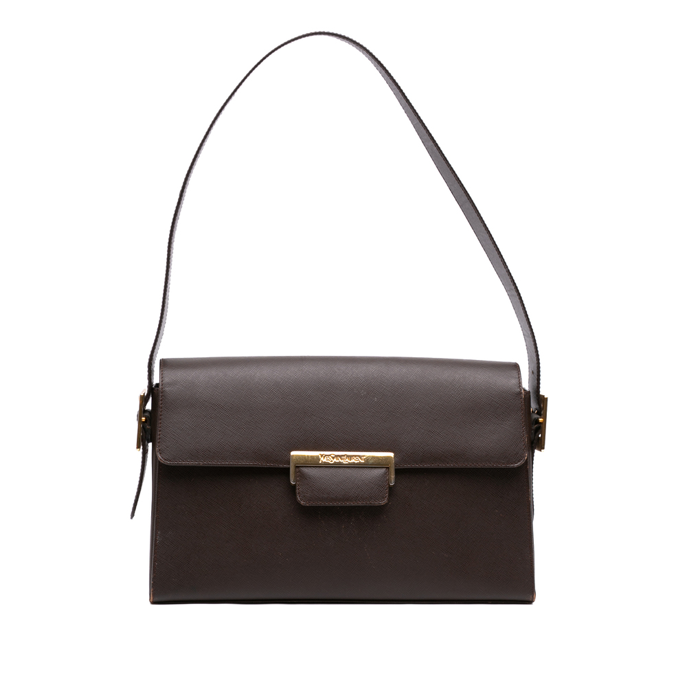 Pre-Loved Saint Laurent Leather Shoulder Bag